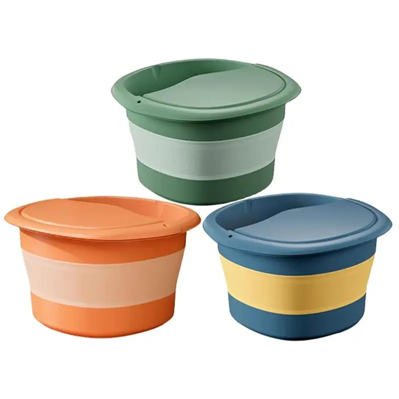 

Foot Soak Tub Foldable Foot Washing Basin Tub With Thermal Insulation Pedicure Soak Tub For Feet Bath Washing Face Washing