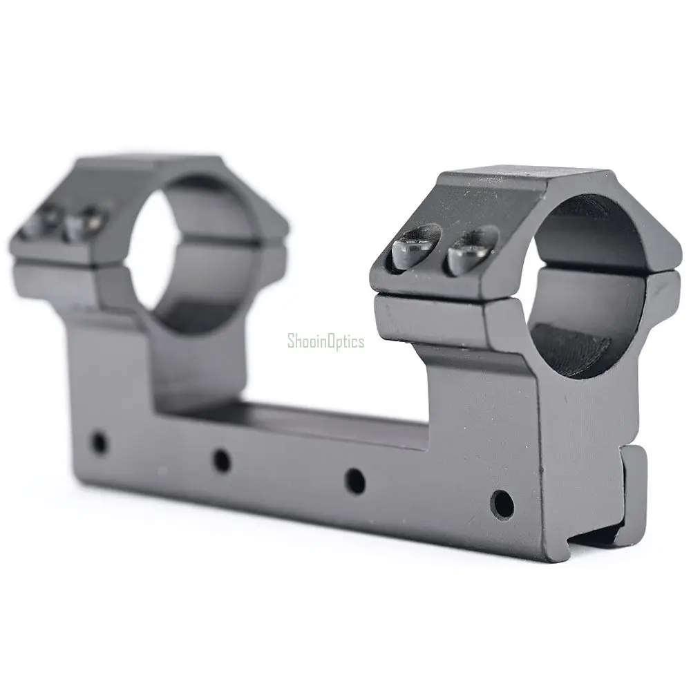 Shoin Optics 스코프 도브테일 마운트, 튜브 링, 1 인치, 25.4mm, 9-11mm, M2246