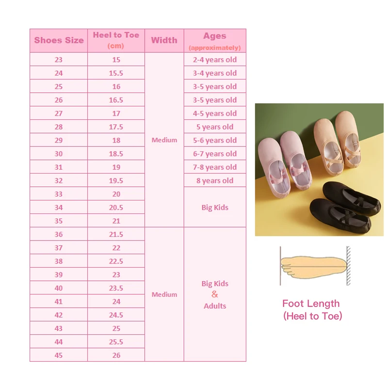 PU Leather Pointe Shoes Full Sole Dance Slippers Children Ballerina Practice Ballet Dancing Training Use 3 Colors