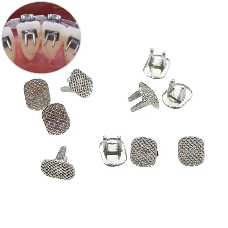 10pcs/bag Dental Materials Bite Turbos Orthodontic Tongue Tamer Habbit Correction Button Orthodontic Bondable Bracket