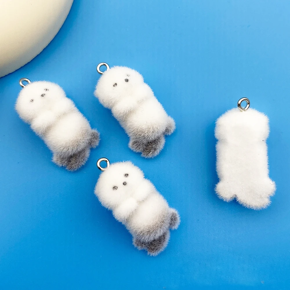 Set of 5 Adorable Sea Otter Resin Charms