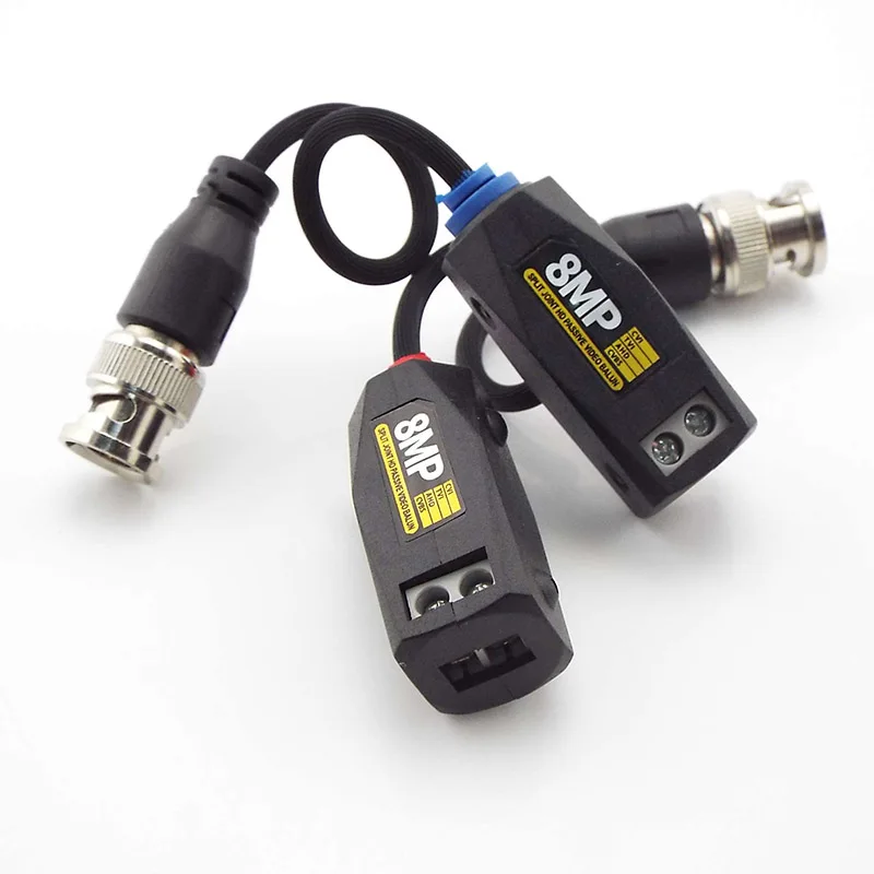 

Balun Passive Transceivers 8MP AHD/CVI/TVI Twisted BNC CCTV Video UTP Video Balun For Cameras