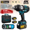 Gisam 3100N.M Torque Brushless Electric Impact Wrench 3/4 inch Cordless Electric Wrench Power Tools for Makita 18V Battery 1
