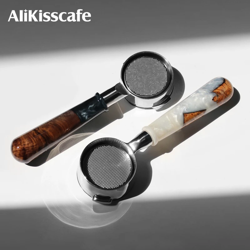 AliKisscafe القهوة Portafilter عارية 58 مللي متر ل Gaggia E61 Hibrew Breville ماكينة إسبريسو اكسسوارات أدوات باريستا