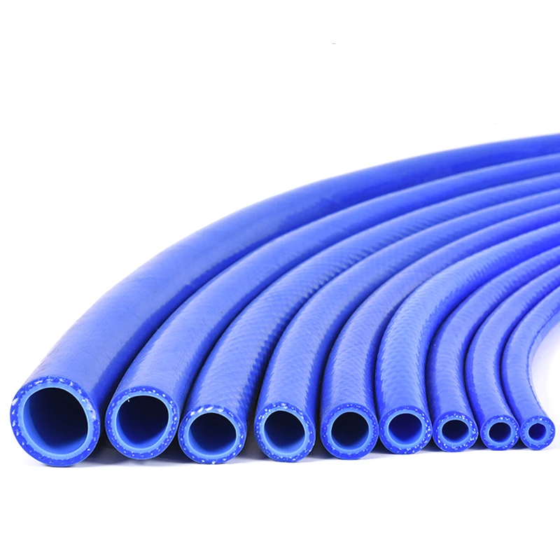 Diameter 6-50mm Silicone Hose Heat Resistant Oil Resistant Tube High Presure Automobile Vacuum Pipe Double Layer Rubber Hose