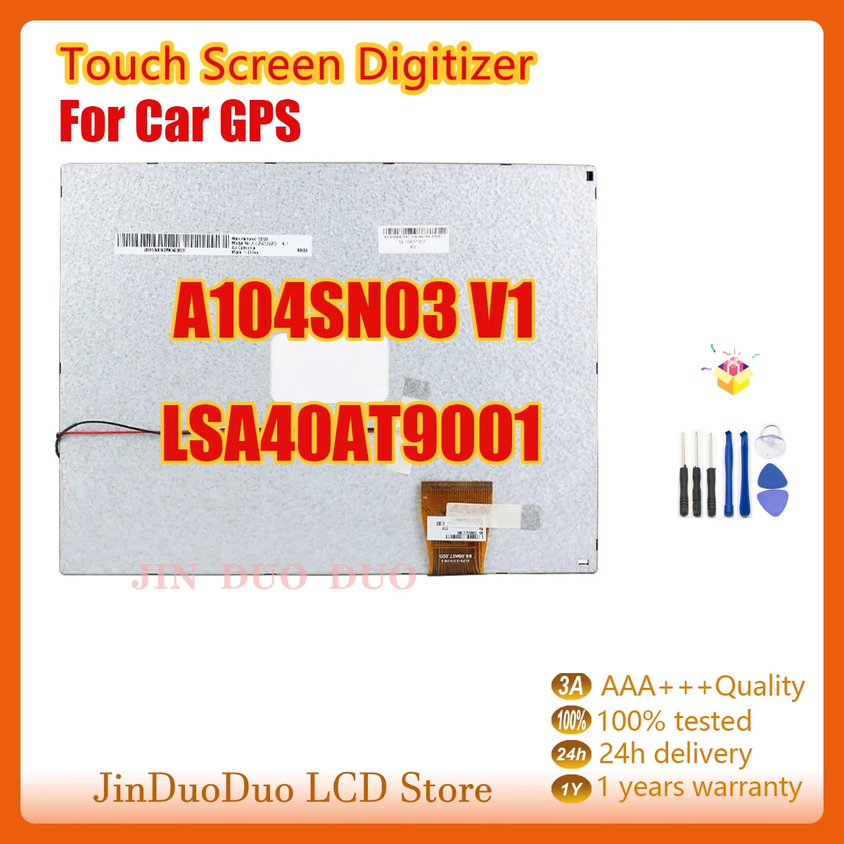 

10.4"Original LCD For Car GPS A104SN03 V1 A104SN03 V.1 LCD Display Digitizer For LSA40AT9001 AUO Display HD 600*800LED Backlight