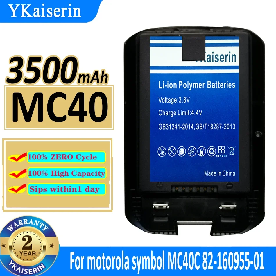 

3500mAh YKaiserin Battery MC40 For motorola symbol MC40C 82-160955-01 Batteria