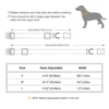 6 Colors Reflective Pet Dog Collar Breathable Nylon Dog Collars Necklace Adjustable Puppy Collars for Small Medium Dogs Pug 6