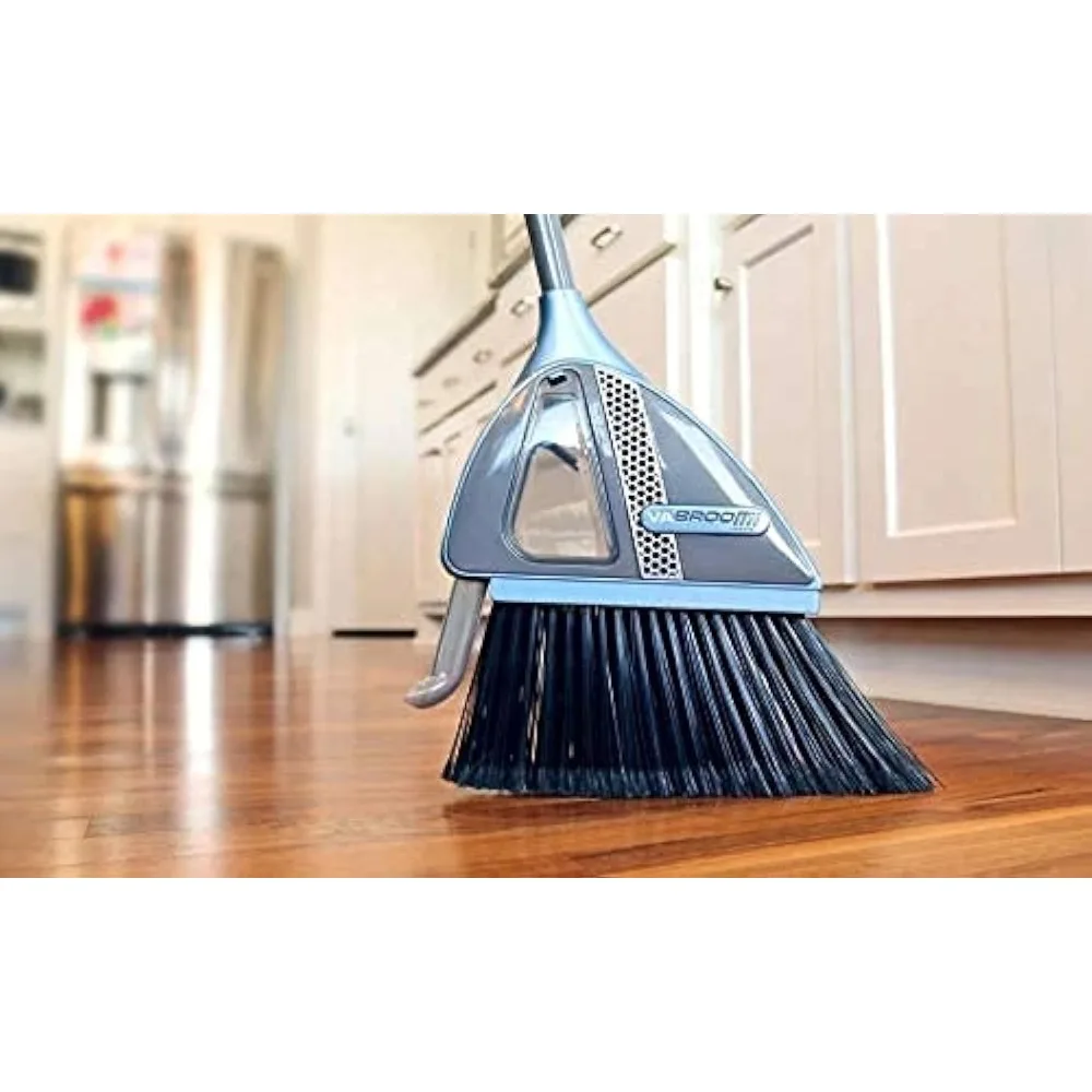 

2-in-1 Sweeper with Built-in Vacuum, Built-in, long-life, lithium battery with USB power charging cable included