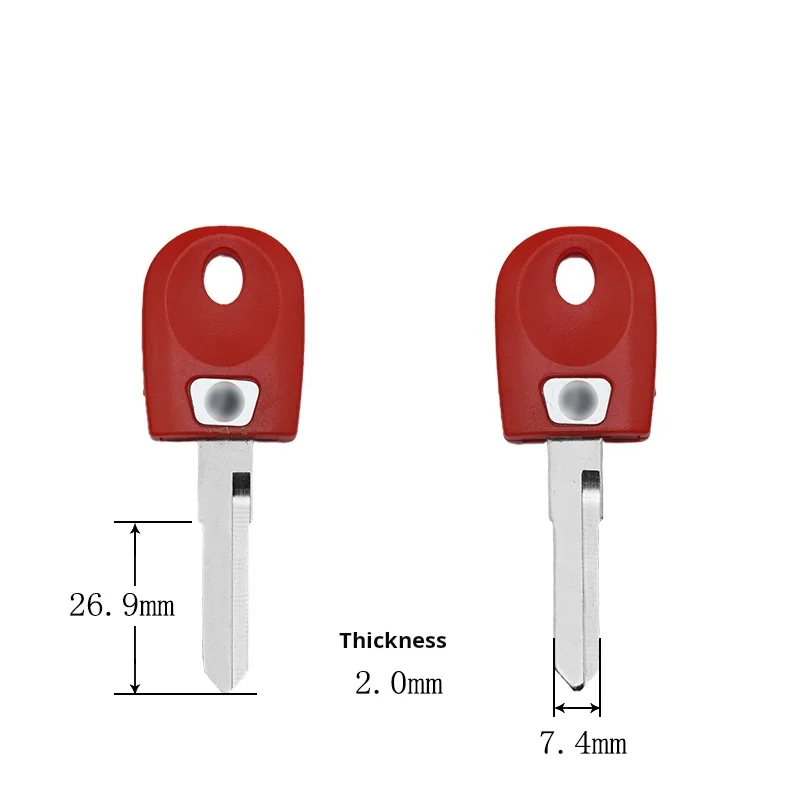 Ducati motorcycle key, suitable for: Ducati 748 749 848 696 motorcycle key embryo.(can be placed anti-theft chip).