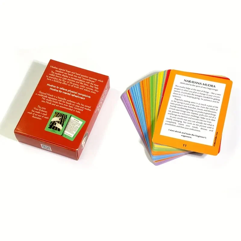 Tarot Card Deck 1 Box of 68 Cards Mudras For Body Mind And Spirit Beginner Tarot Card Set For Practice