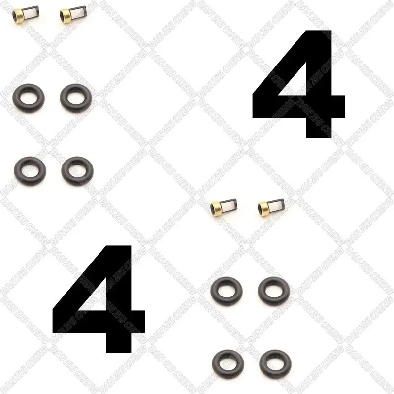 Fuel Injector Service Repair Kit Filters Orings Seals Grommets for VW Beetle Golf MK4 BORA Jetta Audi A3 1.6 037906031AL