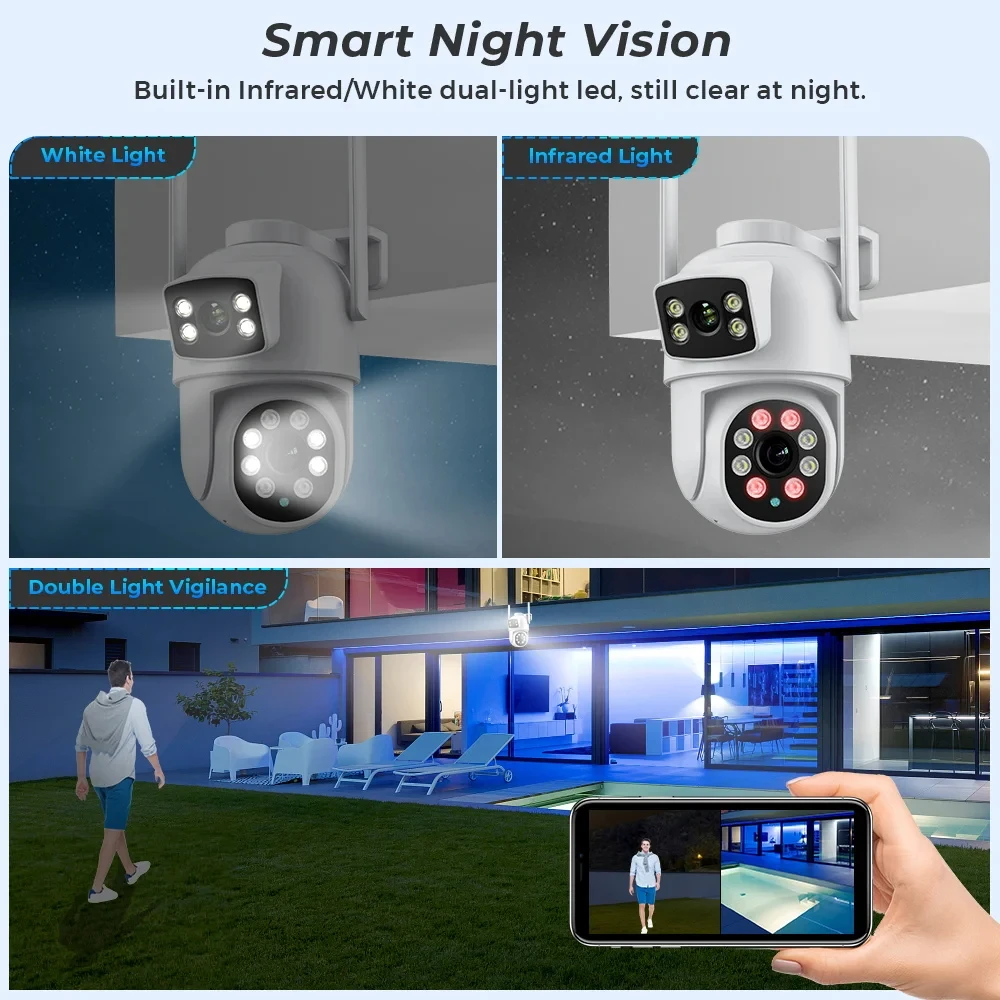   ī޶,  , 4X  , AI ΰ , ONVIF, ߿  PTZ IP ī޶, 4K, 8M