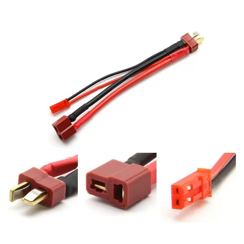 T 플러그 XT60 RC 모델 FPV 드론용 JST 병렬 배터리 커넥터 플러그 어댑터가 있는 균형 충전 전원 공급 장치 연장 케이블