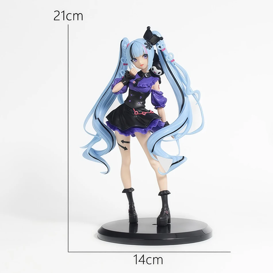 Anime Vocaloid Trio PVC Action Figure Collection - Hatsune Miku & Kasane Utau Gift Edition