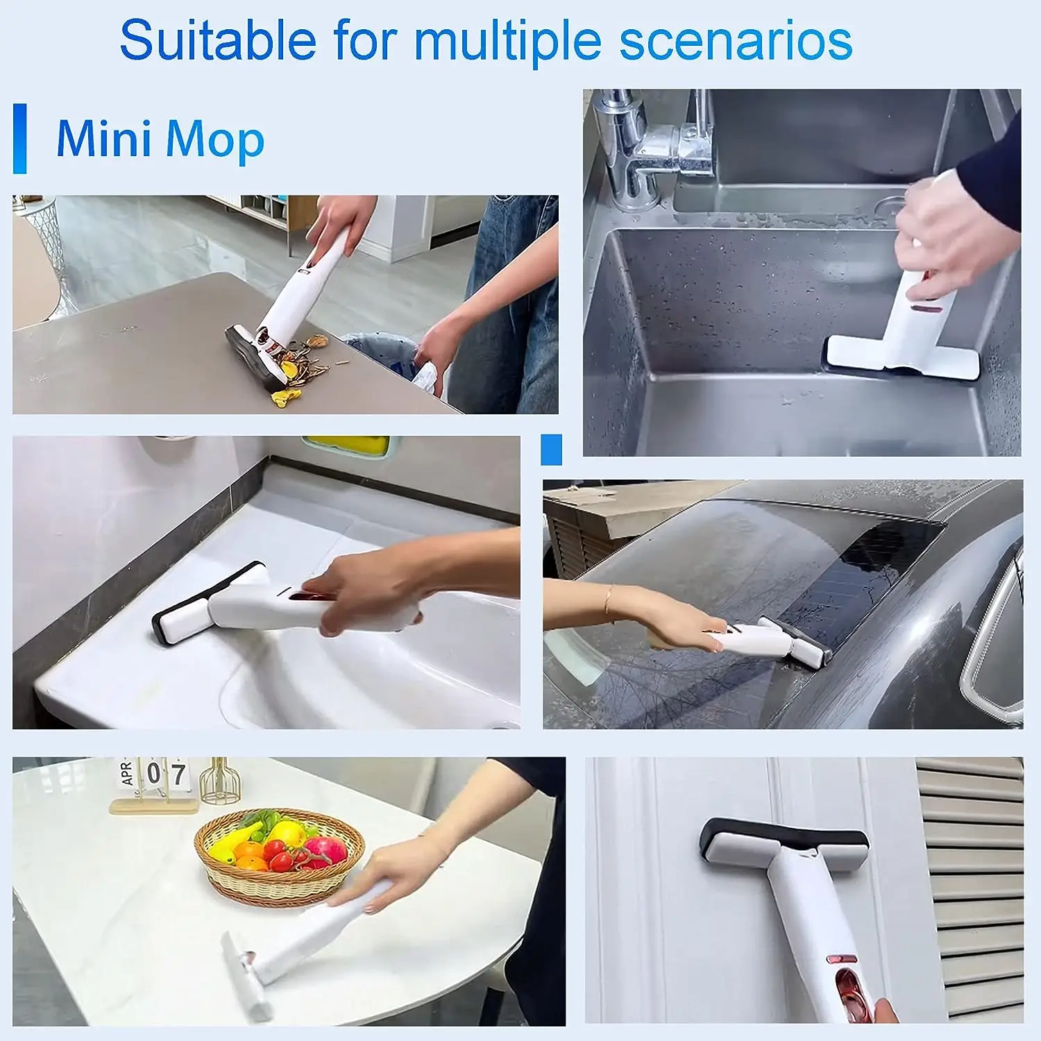 Portable Mini Mop Home Kitchen Cleaning Tool – Hyper Star