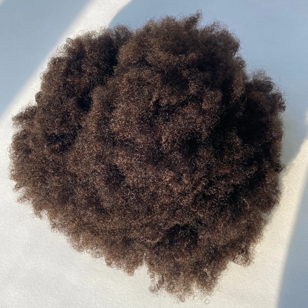 Raw Human Hair Bundles Virgin Fluffy Afro Kinky Curly Human Hair Weave Extensions Afro curly 4b 4c Bundles Brazilian Double Weft - 4