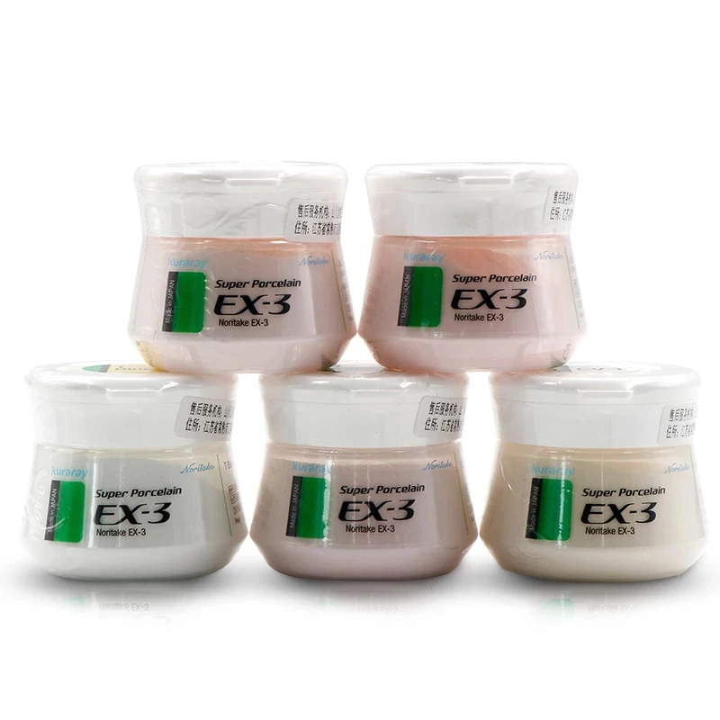 

50g/Bottle Noritake EX-3 Super Body Metal Porcelain Powder with Various Colors Dental Lab Material