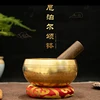 Nepal Handmade Buddha Sound Bowl Yoga Meditation Chanting Singing Bowl Brass Chime Handicraft Music Therapy 1