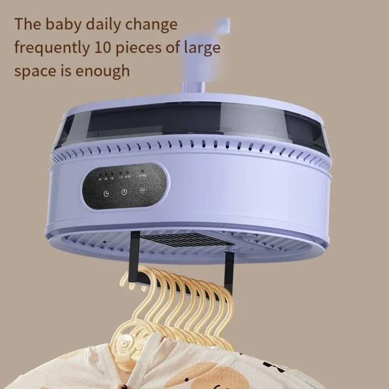Clothes Dryer, Warm air blower Smart Heating Fast Drying, Mini Portable Folding, Safe Use Without Leakage, Constant Temperature 4