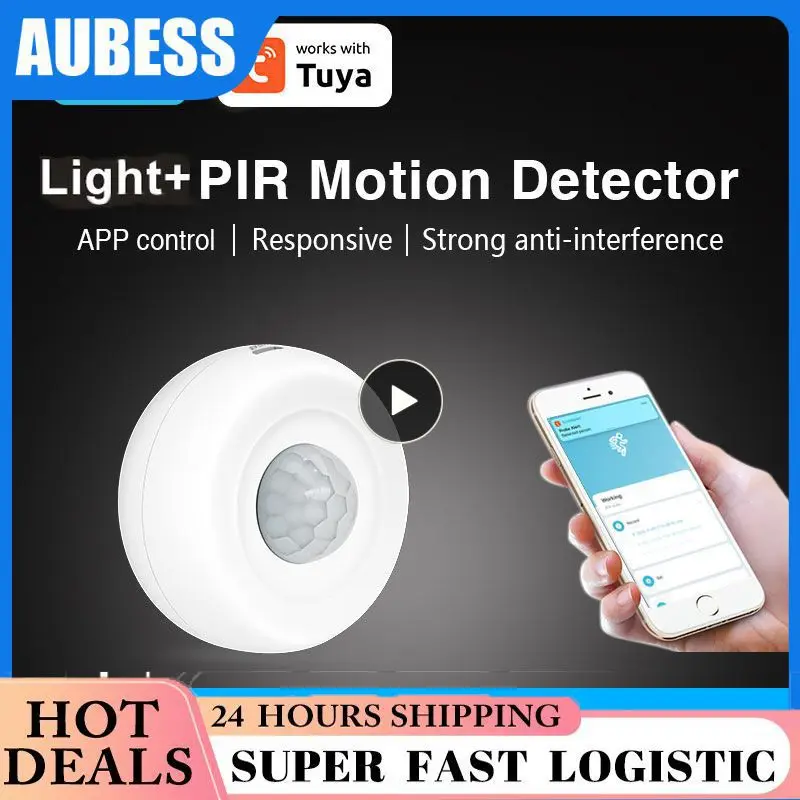 

Tuya WiFi Light + PIR Motion Sensor Smart Home Infrared Passive Detector Security Burglar Alarm Sensor Remote Via SmartLife App