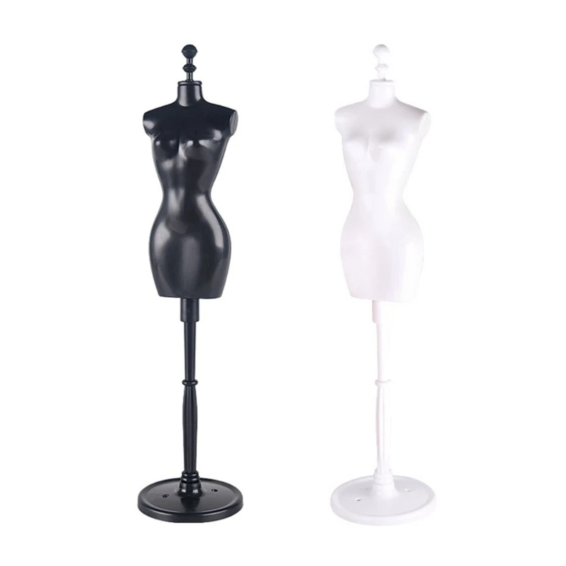 Plastic Dress Stand Perfect Dolls Display Stand Display Holder Dress Rack for Doll Dresses and Wedding Gowns