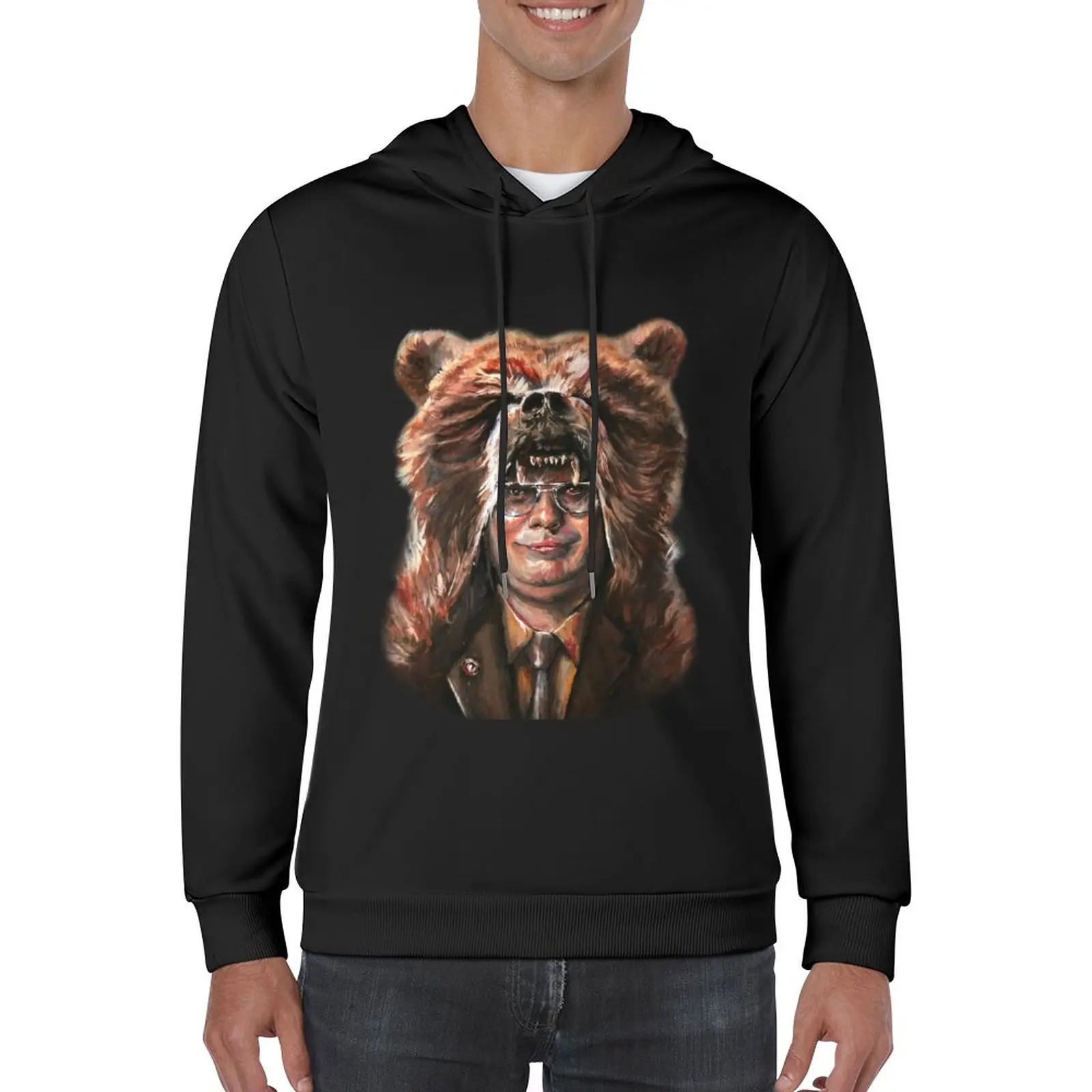 

New Bear Schrute Pullover Hoodie essentials anime clothes man hoodie