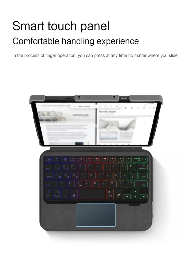 LEGION Y700, Capa Protetora, Tablet Bluetooth Case, 8.8 