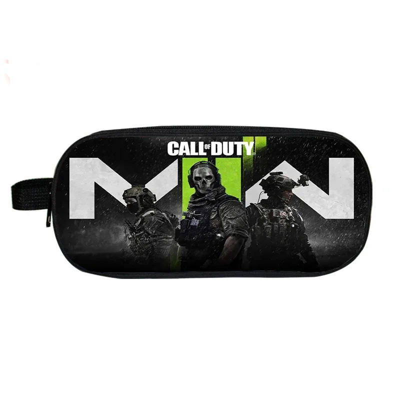 Gioco Call Of Duty Warzone Print Pencil Case Kids Pen Bag Call Of Duty Pencil Bag Studente Double Stationery Bag Pouch Makeup Box