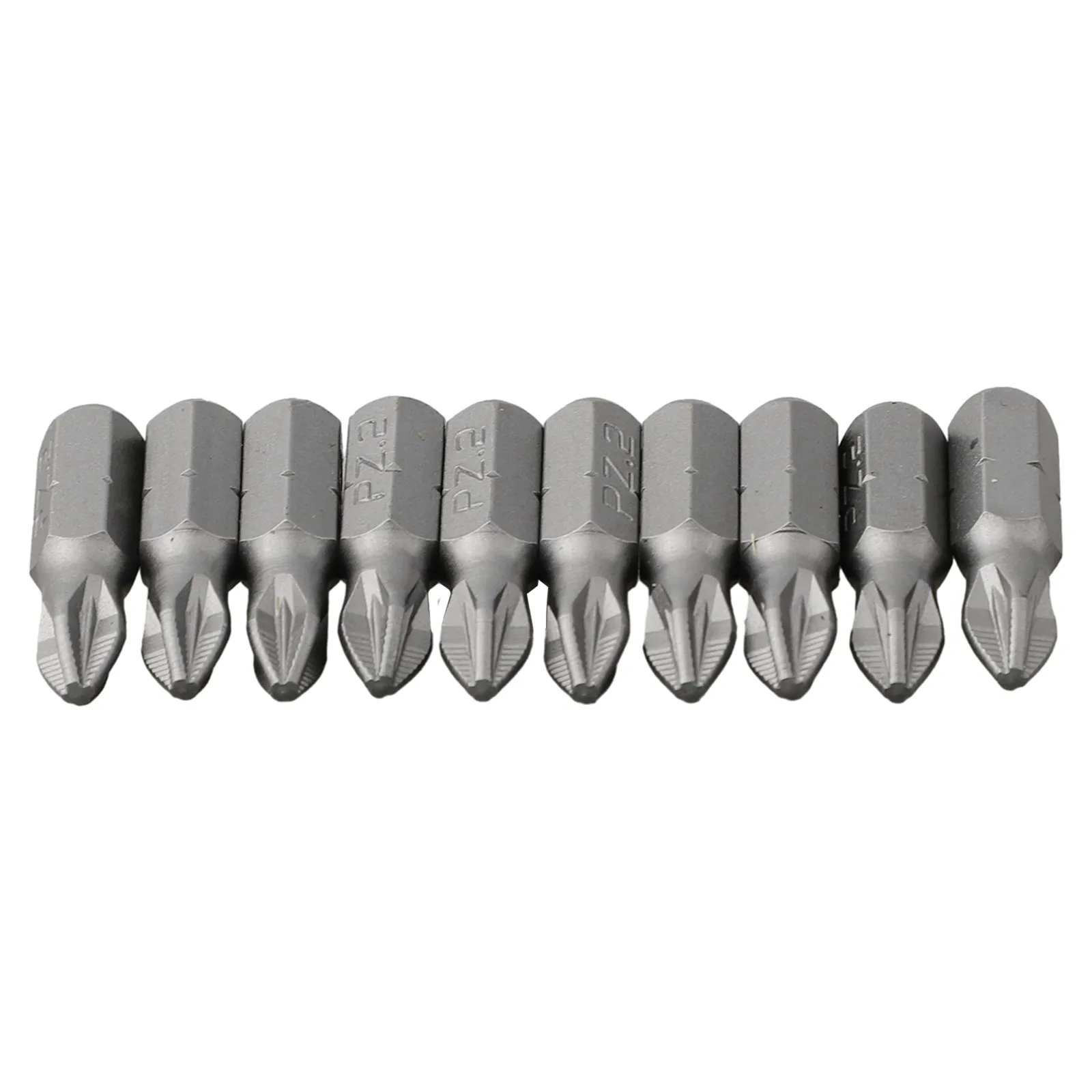 10 Stück 25mm Rutschfester Elektrischer Sechskant-Magnet-Schraubendreher-Bit-Satz Sechskant-Schraubendreher-Bits PH1 PH2 PH3 PZ1 PZ2 PZ3 – Detail 8