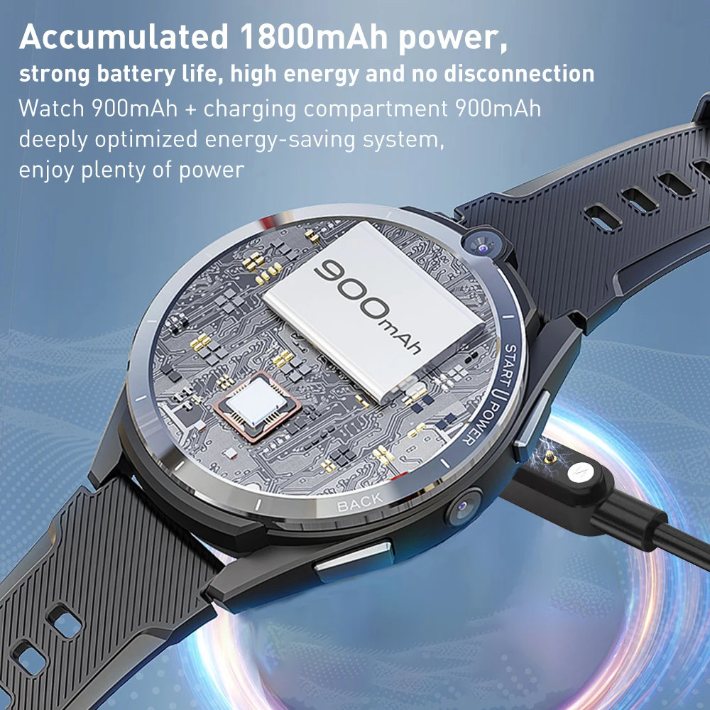 LEM16 Ʈ ġ 6G RAM 128GB ROM GPS Wifi  ī޶ 900Mah ū ͸ Smartwatch ȵ̵ 11