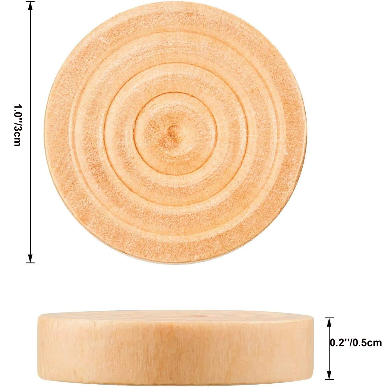 30Pcs/set Wooden Round Checkers Pieces Backgammon Chess Game Accessories chess pieces