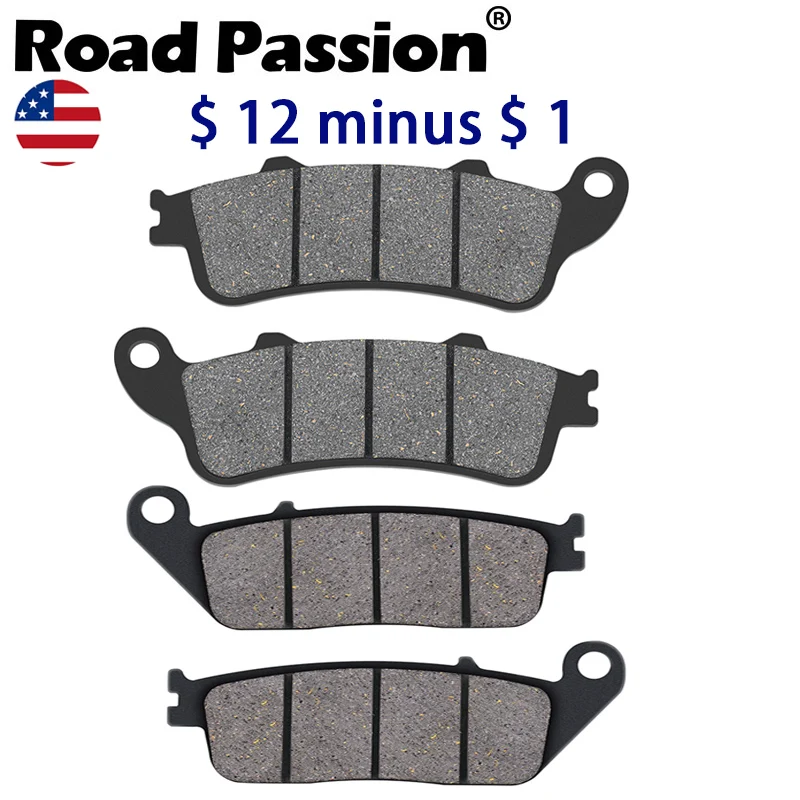 Motorcycle Brake Pads Motorcycle Front & Rear Brake Pads For HONDA FJS 600 Silverwing 2001-2009 1/2/D3/D4/D5/D6/A3-A7/D7 FJS600
