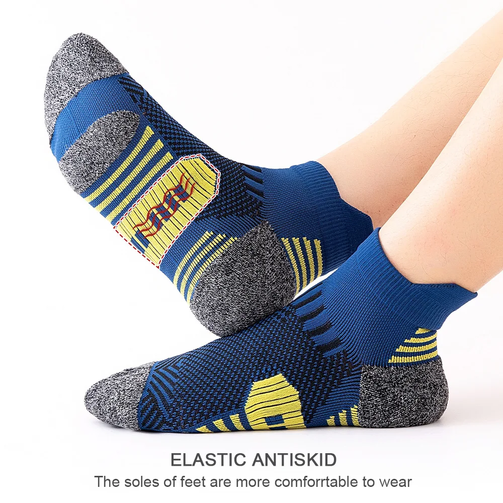 9/3 Pair Professional Fitness Sports Socks Towel Bottom Non-Slip Running Socks Men Women Quick-Drying Basketball Training Sox Best Sellers In Accessories