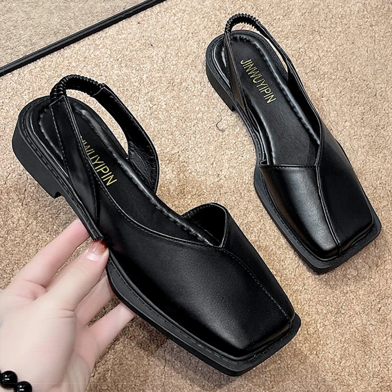 Women's Sandals New 2025 Summer Sandals With Heels Summer Shoes Women Heeled Zapatos De Mujer Elegant Slip On Footwear Female 
