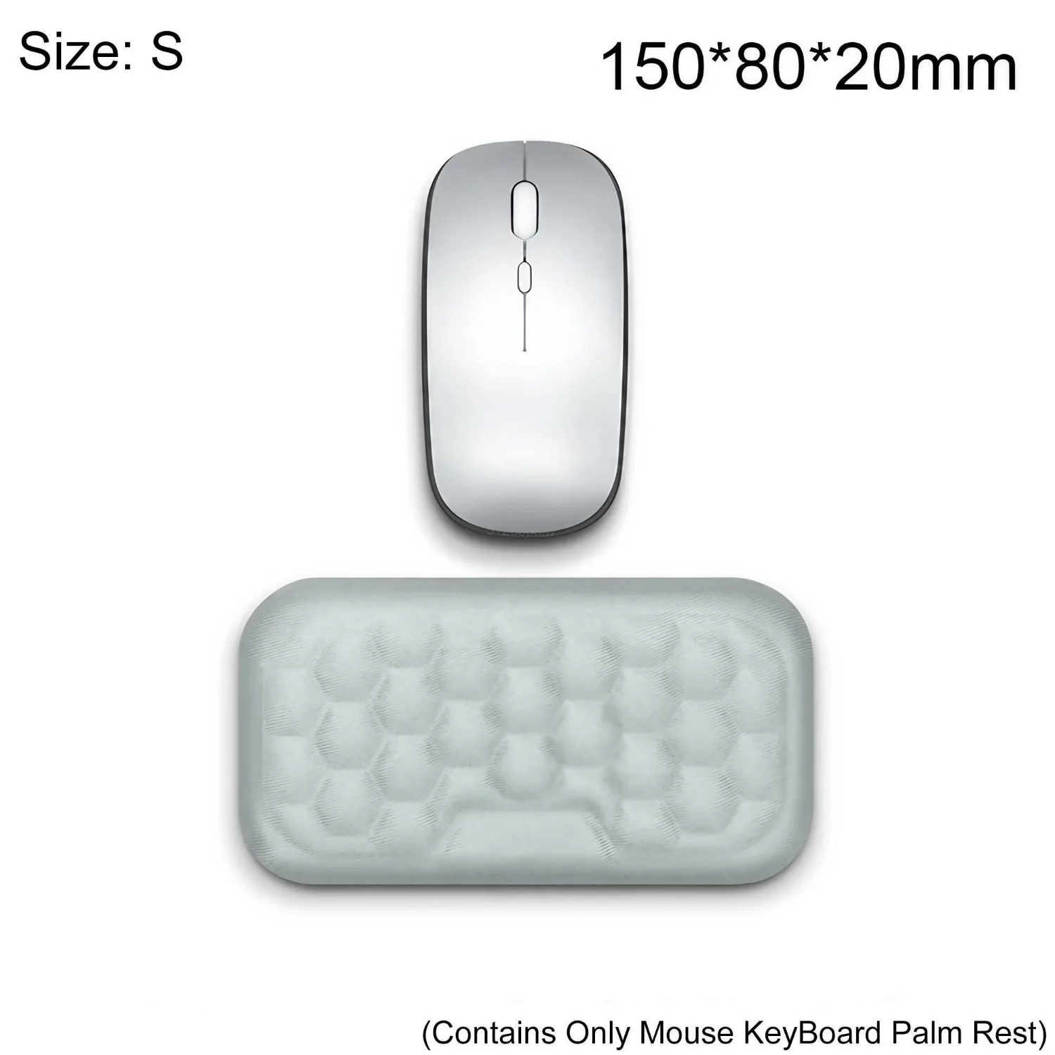STONEGO-Ergonômico Memória Espuma Teclado e Mouse Pad,