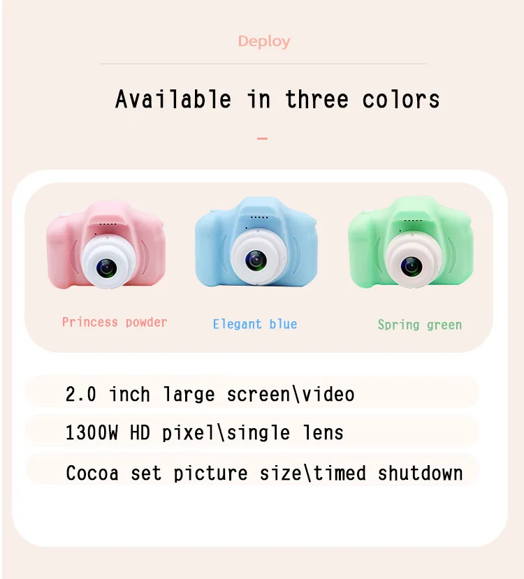 S8c40a0160d024cbca4627946611bc9b5y Children 1080P HD Digital Camera Toys Instant Print for Kids Thermal Print Camera Instant Print Photo Video With 32G Memory Card