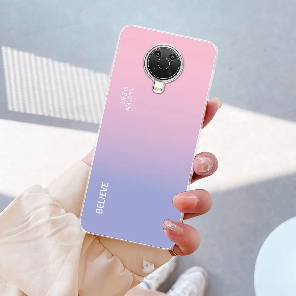 Elegant 6.52 Marble Clear TPU Silicone Soft Case - Flexible Protective Cover