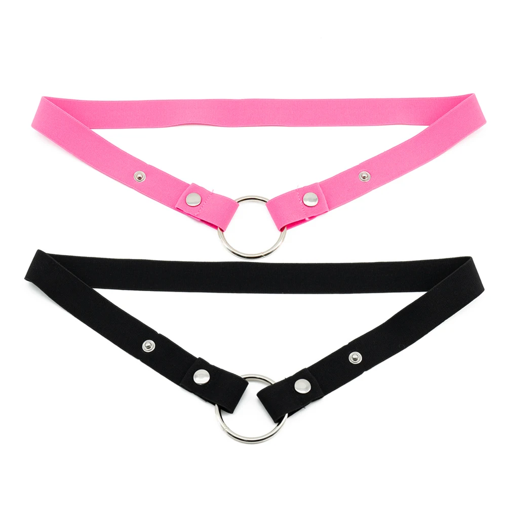 Male Chastity Belt Cage Chastity Lock Anti-shedding Device Fixed Elastic Strap Auxiliary Strap Adjustable Scrotum Ring Sex Toy penis chastity cage chastity lock sex toy chastity cage accessory male female sex toy