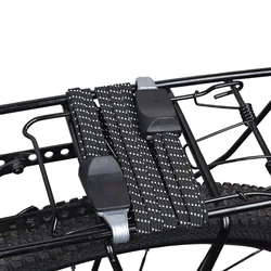 Elastic Bicycle Luggage Carrier Straps with Hooks (65cm 1pcs)