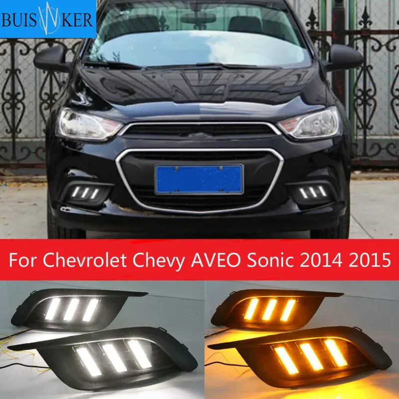 

Дневные ходовые огни для Chevrolet Chevy AVEO Sonic 2014 2015, 2 шт.