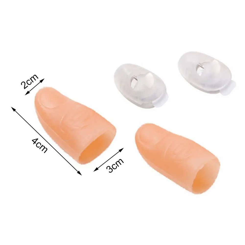 Children Toys 2Pcs Thumb Finger Light Magic Thumbs Led Flashing for Adult Magic Trick