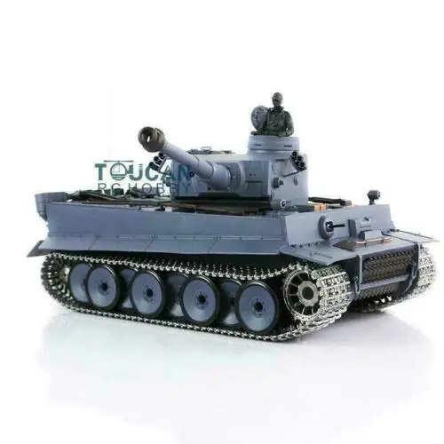 Outdoor Toys Heng Long 1/16 Scale 7.0 Upgraded Version German Tiger I Panther V 3819 RC Tank 3818 Metal Tracks Radio Smoke Model 2