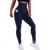 New High Waist Elastic Breast Closure Waist Lifting Hip Pocket Fitness Fitness Casual Leggings Yoga Pants Capris 6