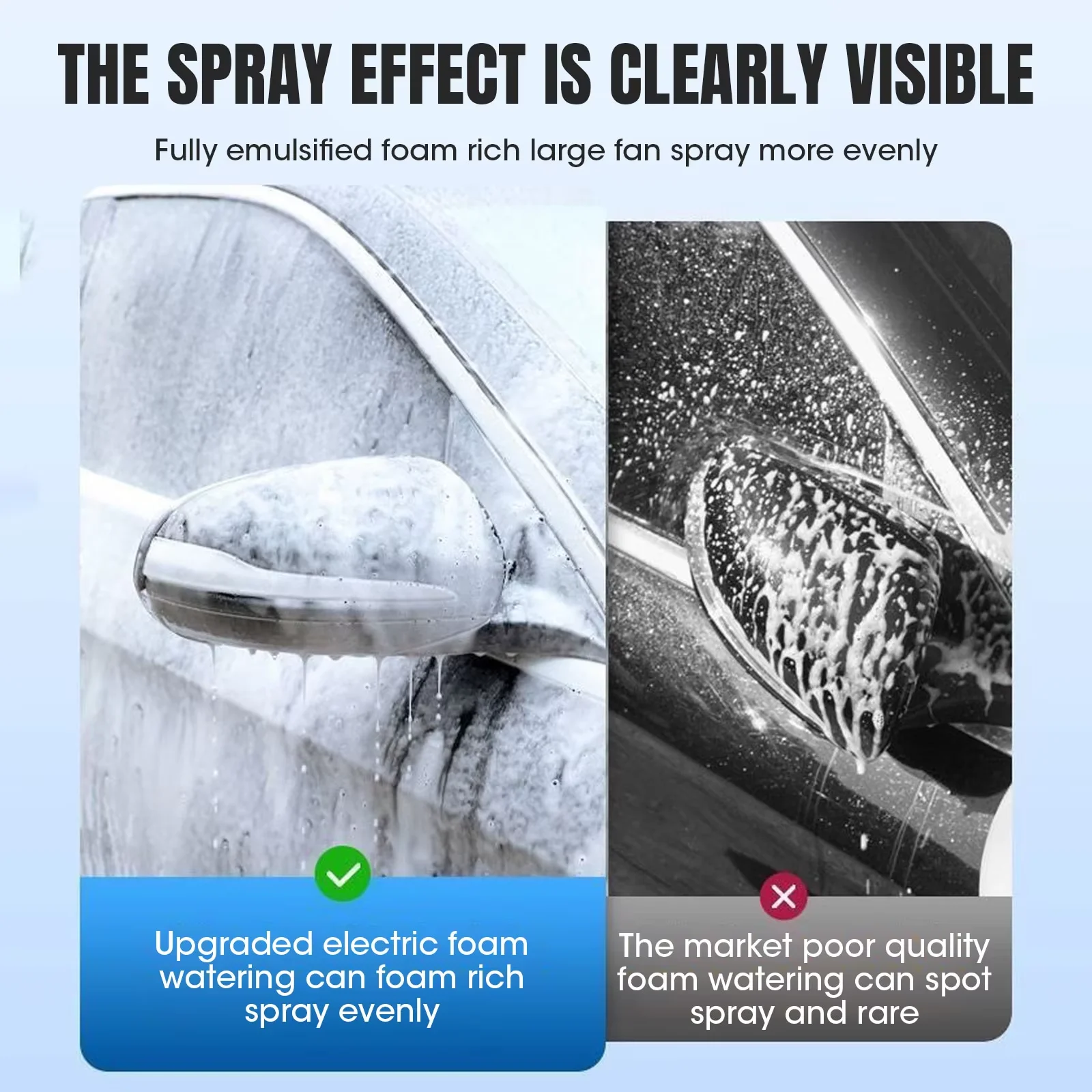 electric foam sprayer handheld professional 2l snow foam cannon motorized car wash sprayer for car wash car rechargeable Electric Foam Sprayer Handheld Professional 2L Snow Foam Cannon Motorized Car Wash Sprayer for Car Wash Car Rechargeable 6