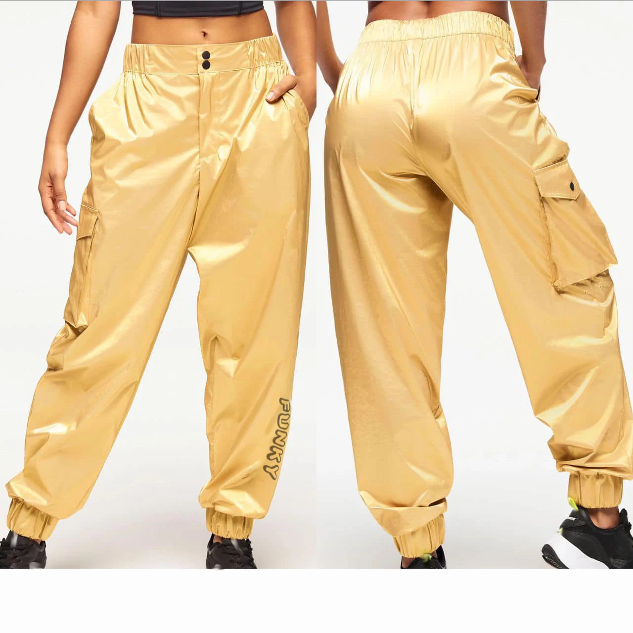 ABCDE Fitness Dancing Running Casual Loose Men's and Women's sauna pants  Trousers 0501 3