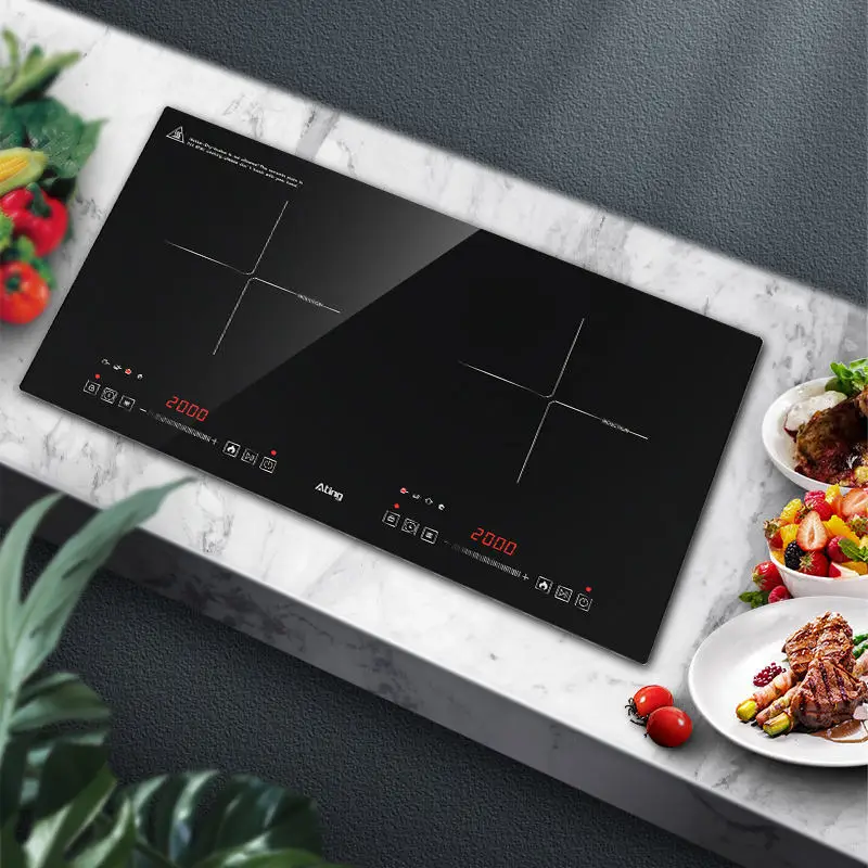 Embedded Induction Hob 2 Burner CE Certified Fast Heating Energy Saving 220V 110v Electric Cooktop 1