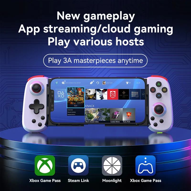 D6DP Wireless Stretching Gaming Controller for Switch 2