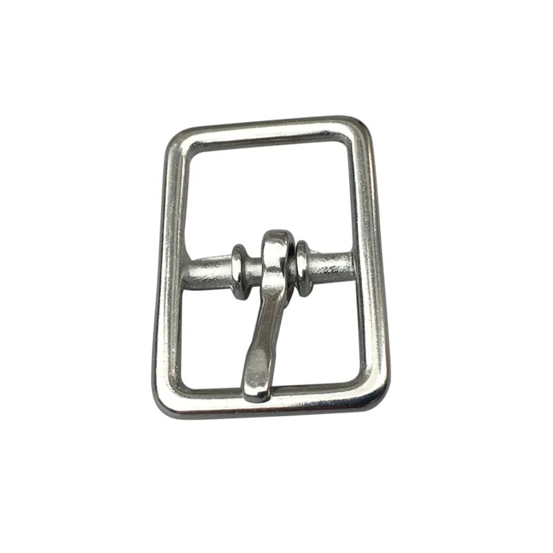 50pcs Stainless Steel Pin Buckle Garment Bag Leather Craft Silver Buckles 17mm