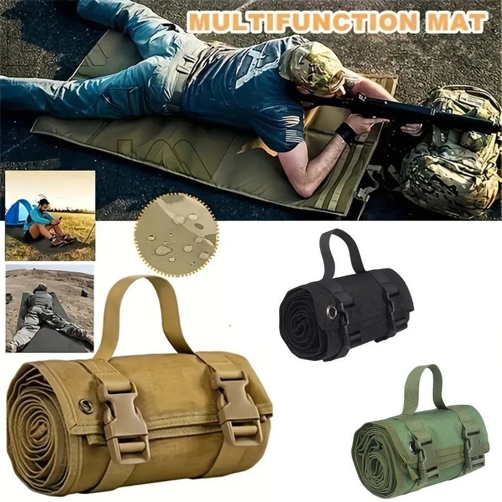 

Outdoor Portable Non-slip Shooting Training Mat Double-sided Waterproof Multifunction Camping Pad Roll-Up Shooting Training Mat